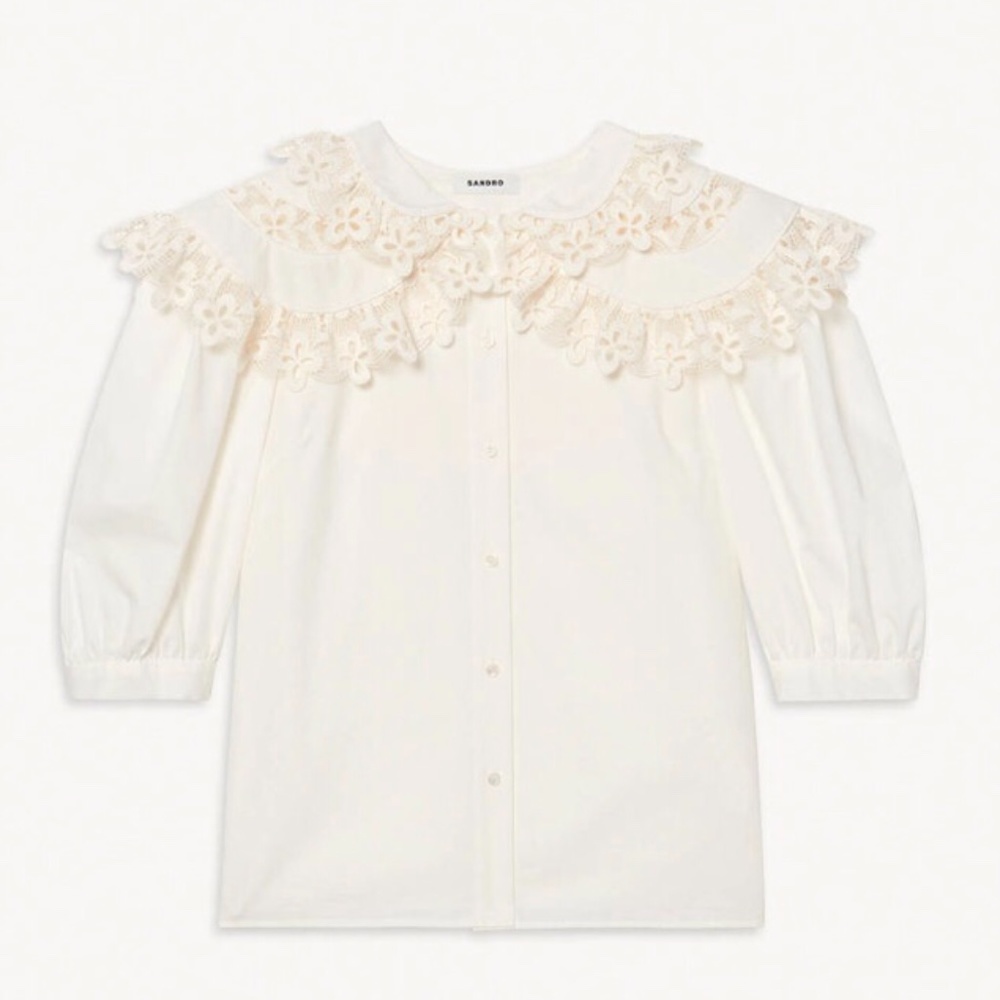Sandro puff shirt